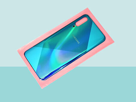 Tkgz - Samsung Galaxy A50S A507 Arka Kapak Batarya Kapağı - YEŞİL