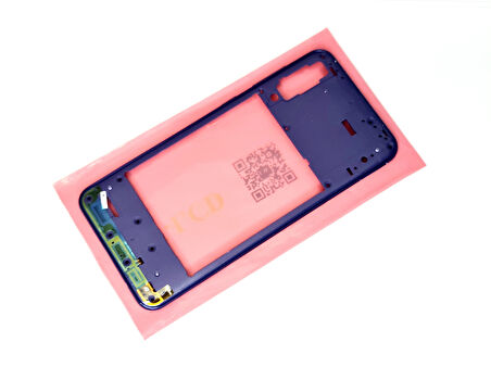 Tkgz - Samsung Galaxy A50S A507 FULL KASA Arka Kapak Batarya Kapağı - MAVİ