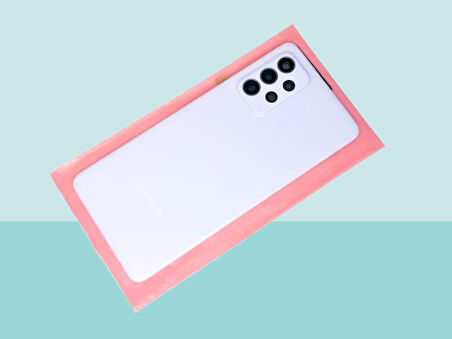 Tkgz - Samsung Galaxy A52 A525 Arka Kapak Batarya Kapağı - MAVİ - FULL LENSLİ