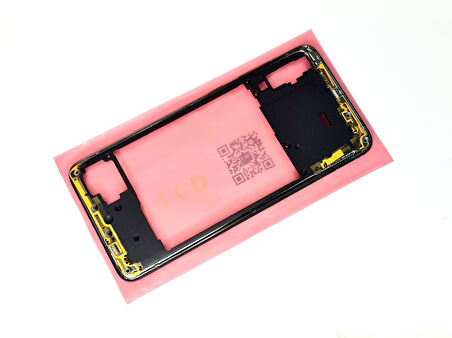 Tkgz - Samsung Galaxy A70 A705 FULL KASA Arka Kapak Batarya Kapağı - SİYAH