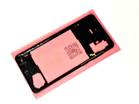 Tkgz - Samsung Galaxy A71 A715 FULL KASA Arka Kapak Batarya Kapağı - SİYAH