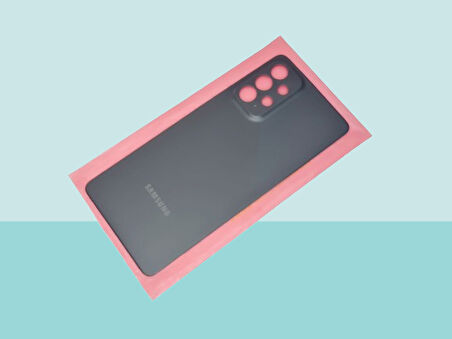 Tkgz - Samsung Galaxy A73 Arka Kapak Batarya Kapağı - SİYAH