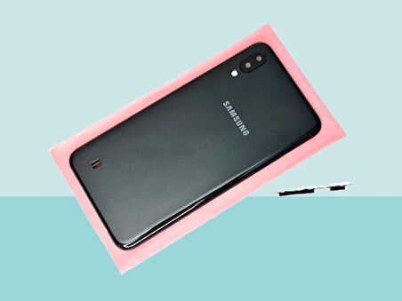 Tkgz - Samsung Galaxy M10 FULL KASA Arka Kapak Batarya Kapağı - SİYAH