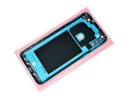 Tkgz - Samsung Galaxy M11 FULL KASA Arka Kapak Batarya Kapağı - MAVİ