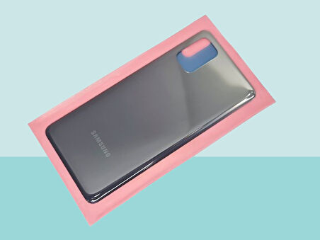 Tkgz - Samsung Galaxy M31S Arka Kapak Batarya Kapağı - SİYAH