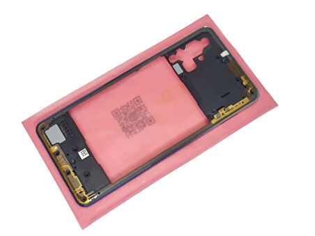 Tkgz - Samsung Galaxy M31S FULL KASA Arka Kapak Batarya Kapağı - MAVİ