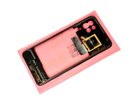 Tkgz - Samsung Galaxy M32 FULL KASA Arka Kapak Batarya Kapağı - SİYAH