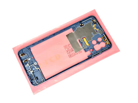 Tkgz - Samsung Galaxy M32 FULL KASA Arka Kapak Batarya Kapağı - MAVİ