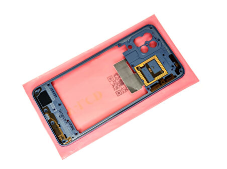 Tkgz - Samsung Galaxy M32 FULL KASA Arka Kapak Batarya Kapağı - MAVİ