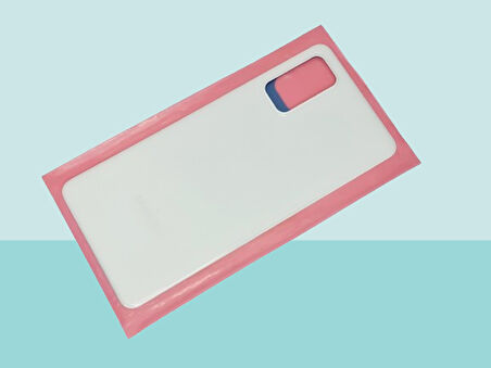 Tkgz - Samsung Galaxy M52 Arka Kapak Batarya Kapağı - BEYAZ