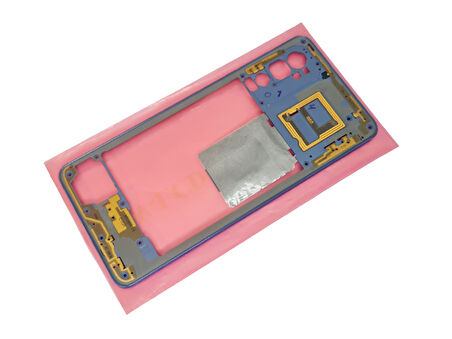 Tkgz - Samsung Galaxy M52 FULL KASA Arka Kapak Batarya Kapağı - MAVİ