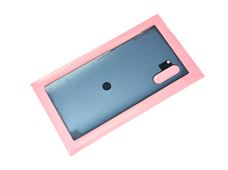Tkgz - Samsung Galaxy NOTE 10 Arka Kapak Batarya Kapağı -  MAVİ