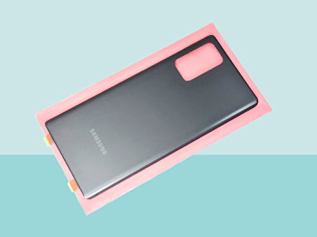 Tkgz - Samsung Galaxy NOTE 20 - SM-N980 Arka Kapak Batarya Kapağı -  SİYAH