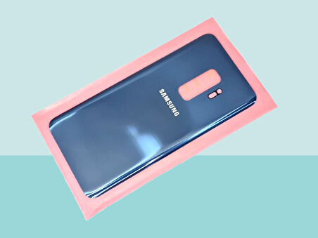 Tkgz - Samsung Galaxy S9 PLUS Arka Kapak Batarya Kapağı - MAVİ