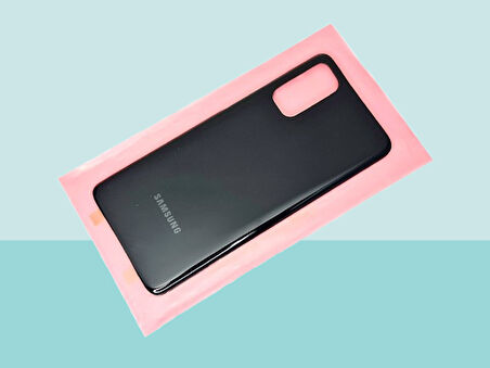 Tkgz - Samsung Galaxy S20 Arka Kapak Batarya Kapağı -  SİYAH