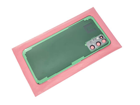 Tkgz - Samsung Galaxy S20 Arka Kapak Batarya Kapağı (Cam Full Lensli) - MAVİ