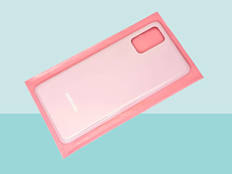Tkgz - Samsung Galaxy S20 PLUS Arka Kapak Batarya Kapağı -  PEMBE