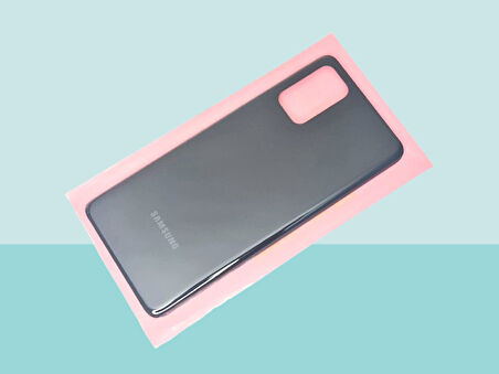 Tkgz - Samsung Galaxy S20 PLUS Arka Kapak Batarya Kapağı -  SİYAH