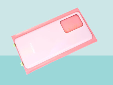 Tkgz - Samsung Galaxy S20 UTRA Arka Kapak Batarya Kapağı -  PEMBE