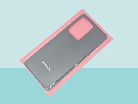 Tkgz - Samsung Galaxy S20 UTRA Arka Kapak Batarya Kapağı - FÜME