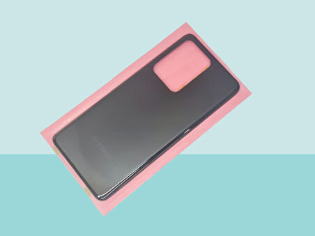 Tkgz - Samsung Galaxy S20 UTRA Arka Kapak Batarya Kapağı - SİYAH