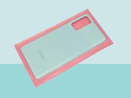 Tkgz - Samsung Galaxy S20 FE Arka Kapak Batarya Kapağı - MAVİ