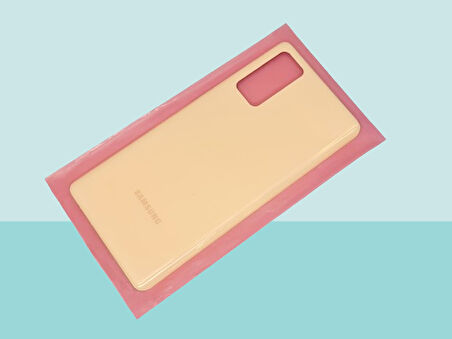 Tkgz - Samsung Galaxy S20 FE Arka Kapak Batarya Kapağı - TURUNCU