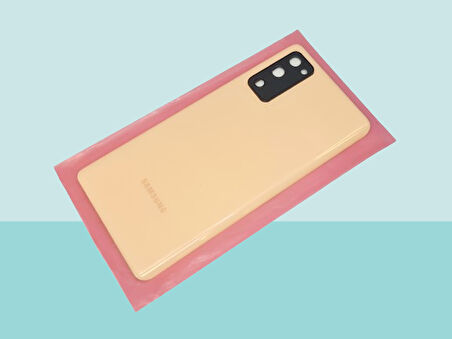 Tkgz - Samsung Galaxy S20 FE Arka Kapak Batarya Kapağı (Cam Full Lensli) - TRUNCU