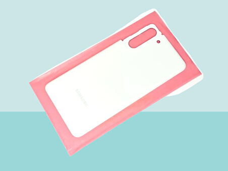 Tkgz - Samsung Galaxy S21 Arka Kapak Batarya Kapağı -  BEYAZ