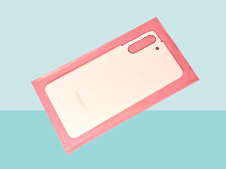 Tkgz - Samsung Galaxy S21 Arka Kapak Batarya Kapağı -  PEMBE