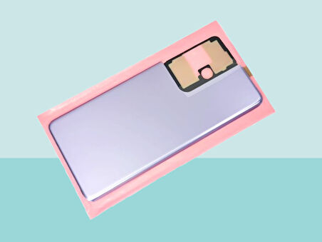 Tkgz - Samsung Galaxy S21 UTRA Arka Kapak Batarya Kapağı -  MAVİ