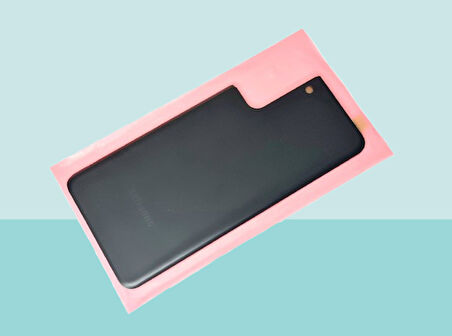 Tkgz - Samsung Galaxy S21 PLUS Arka Kapak Batarya Kapağı -  SİYAH