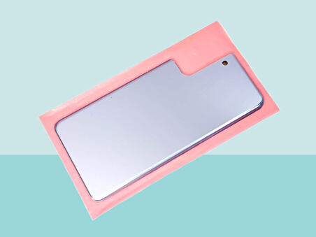 Tkgz - Samsung Galaxy S21 PLUS Arka Kapak Batarya Kapağı -  MAVİ