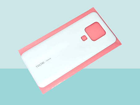 Tkgz - Tecno Camon 16 (CE7j) Arka Kapak Batarya Kapağı - BEYAZ