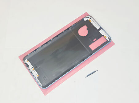 Tkgz - Tecno SPARK 8 PRO  FULL KASA Arka Kapak Batarya Kapağı - MAVİ