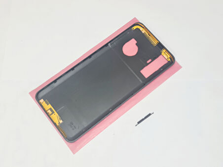 Tkgz - Tecno SPARK 8 PRO FULL KASA Arka Kapak Batarya Kapağı - SİYAH