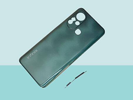 Tkgz - Infinix HOT 11S FULL KASA Arka Kapak Batarya Kapağı - YEŞİL