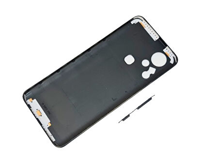 Tkgz - Infinix HOT 11S FULL KASA Arka Kapak Batarya Kapağı - SİYAH