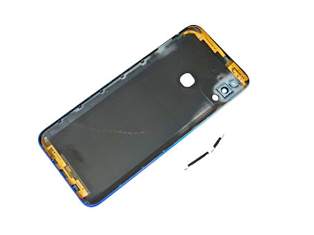 Tkgz - Infinix HOT 11 PLAY FULL KASA Arka Kapak Batarya Kapağı - MAVİ