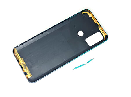 Tkgz - Infinix HOT 9 PLAY FULL KASA Arka Kapak Batarya Kapağı - YEŞİL