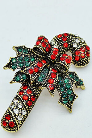 Parıltılı Şeker Kamışı Broş