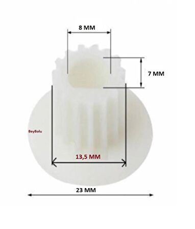 SİNBO SBM4711 DİŞLİ EKMEK YAPMA MAKİNESİ MOTOR DİŞLİSİ