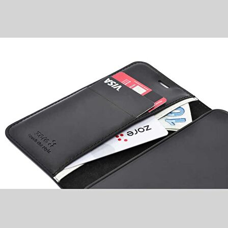 Gpack Samsung Galaxy A71 Kılıf Kar Delüx Cüzdan Kartvizitli Para Gözlü Kopçalı