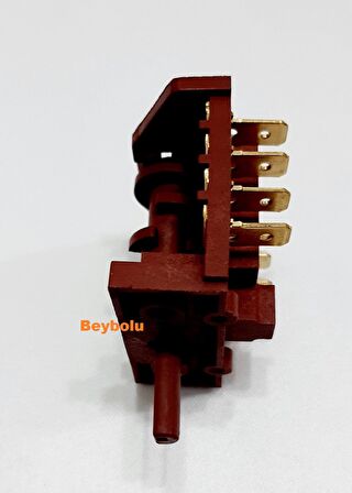 Luxell Fırın 8  uç Luxell 4+4 Şartel  Kademe Şalter Düğmesi