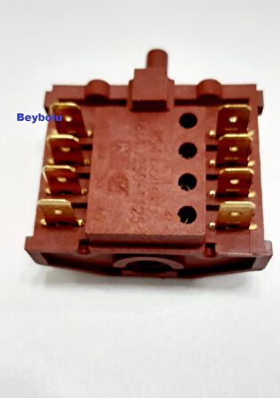 Franke Fırın 8  uç  4+4 Şartel  Kademe Şalter Düğmesi