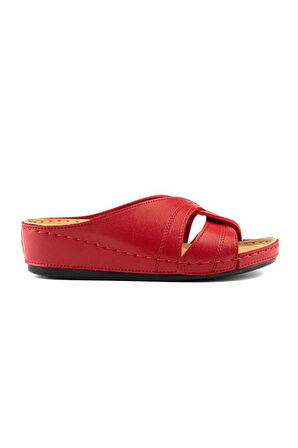 ROY JONES 1816 KIRMIZI COMFORT CASUAL ANATOMİK RAHAT GÜNLÜK TERLİK