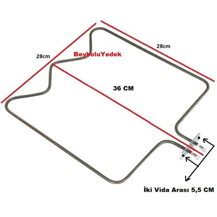 Mekappa Rezistans ,Fırın M1 Tipi Rezistans Mekappa Alt Rezistansı 1200 Watt