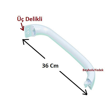Siemens Buzdolabı Kapı Kolu BEYAZ Renk Buzdolabı Kol