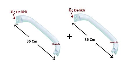 Bosch Profilo Siemens Buzdolabı Kapı Kolu BEYAZ Renk Buzdolabı