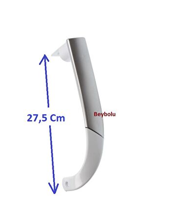 Beko D 9400 NM DIF Buzdolabı Alt Kapı Kolu Gri-Beyaz Renk
